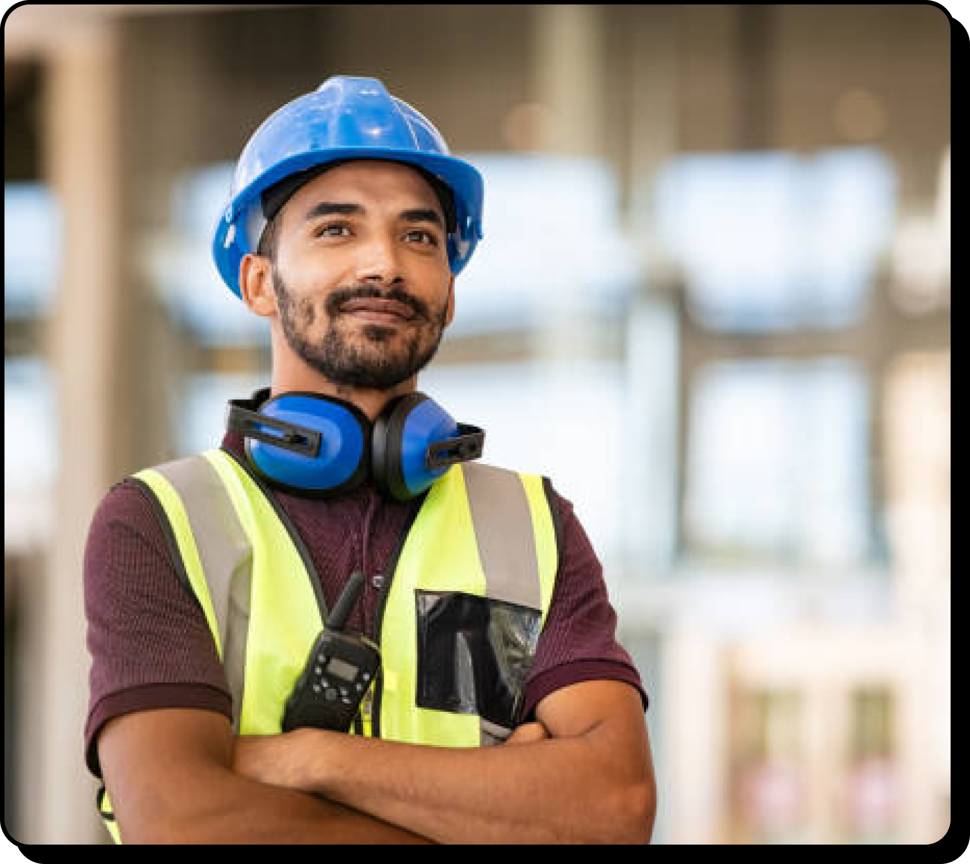 Happy Construction Worker