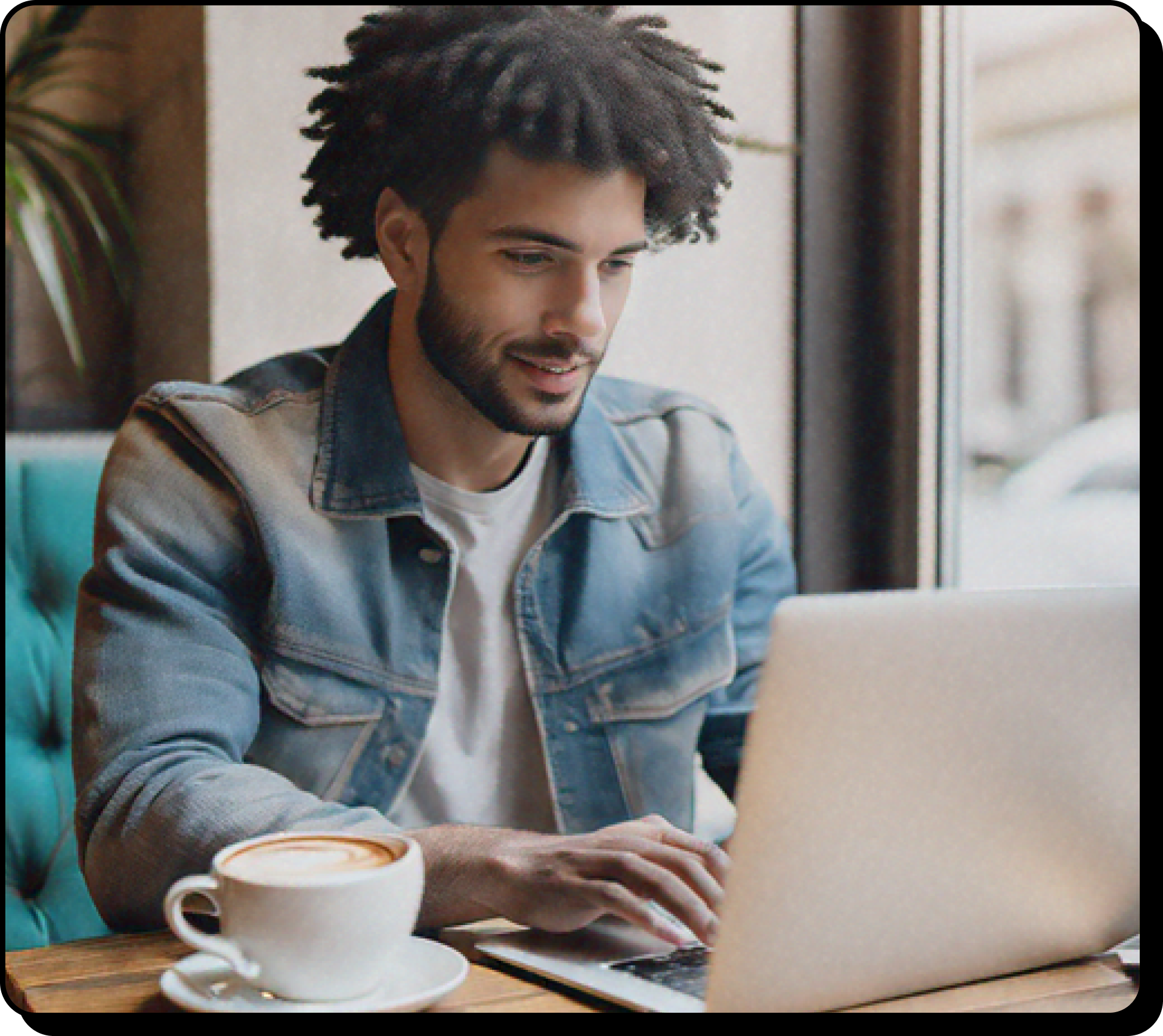 A laptop with graphs